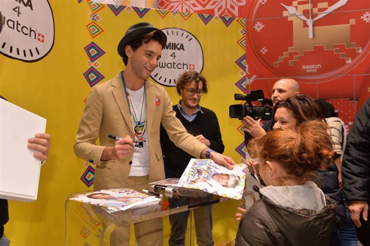 Mika Swatch Signing